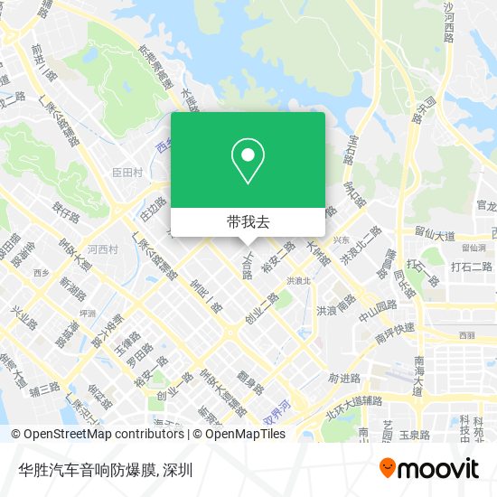 华胜汽车音响防爆膜地图