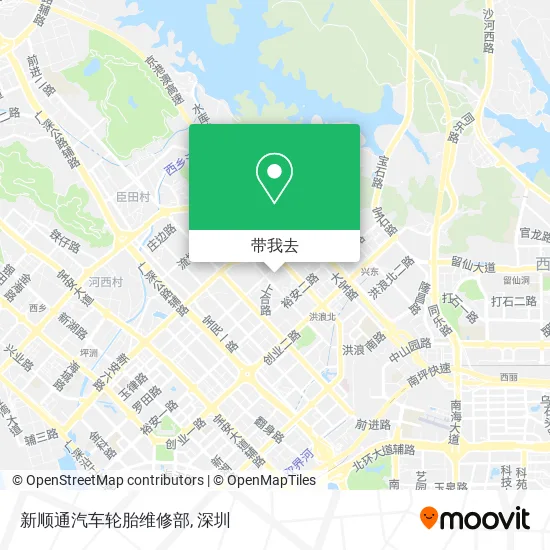 新顺通汽车轮胎维修部地图