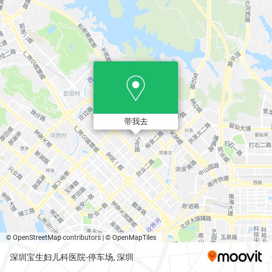 深圳宝生妇儿科医院-停车场地图