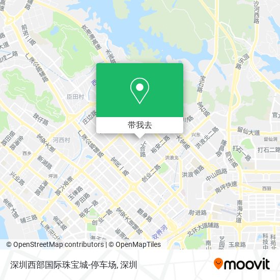 深圳西部国际珠宝城-停车场地图