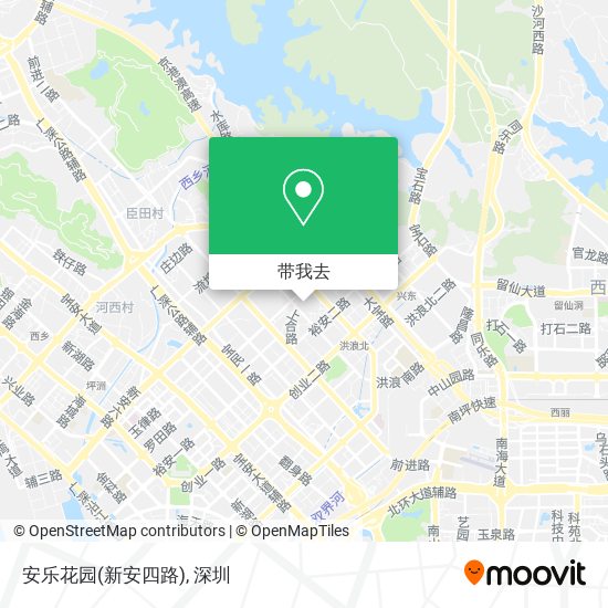 安乐花园(新安四路)地图