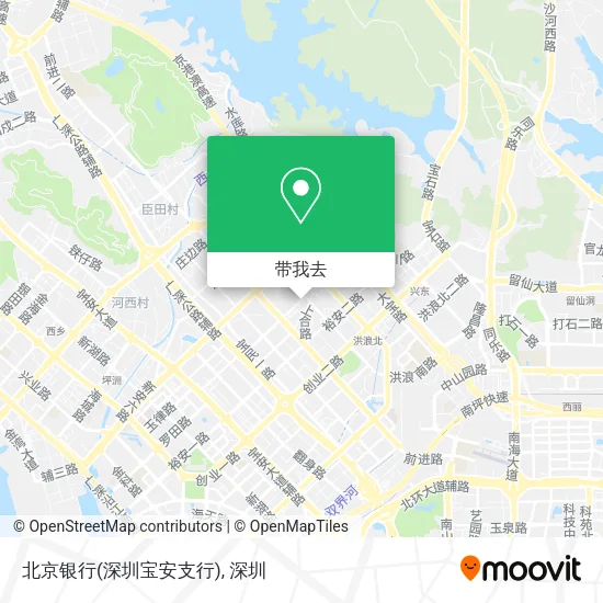 北京银行(深圳宝安支行)地图
