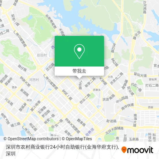 深圳市农村商业银行24小时自助银行(金海华府支行)地图