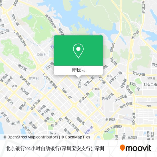 北京银行24小时自助银行(深圳宝安支行)地图