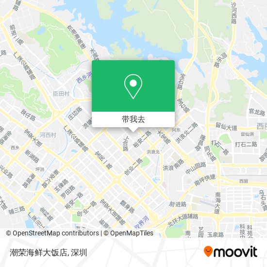 潮荣海鲜大饭店地图