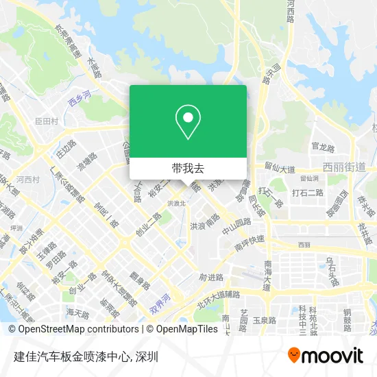 建佳汽车板金喷漆中心地图