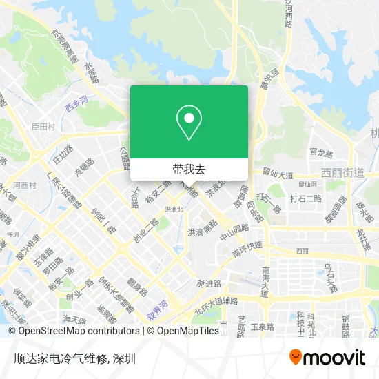 顺达家电冷气维修地图