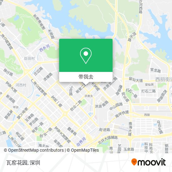 瓦窑花园地图