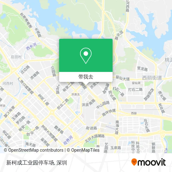 新柯成工业园停车场地图