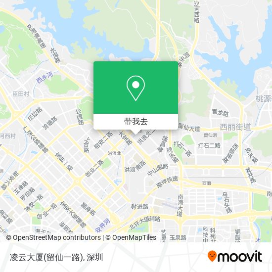 凌云大厦(留仙一路)地图