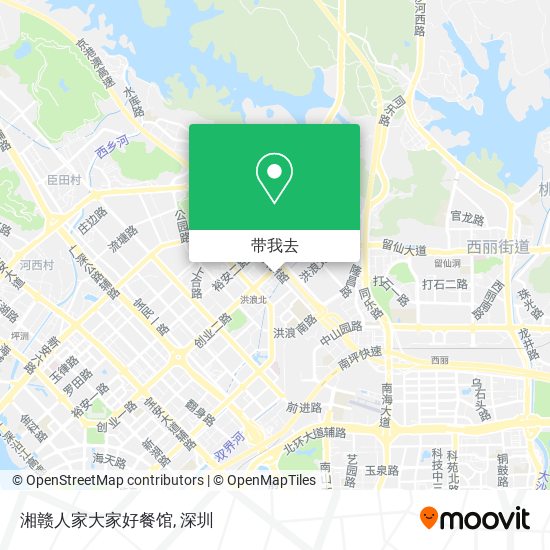 湘赣人家大家好餐馆地图