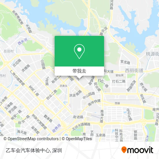 乙车会汽车体验中心地图