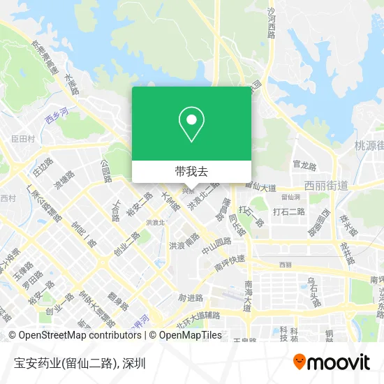 宝安药业(留仙二路)地图
