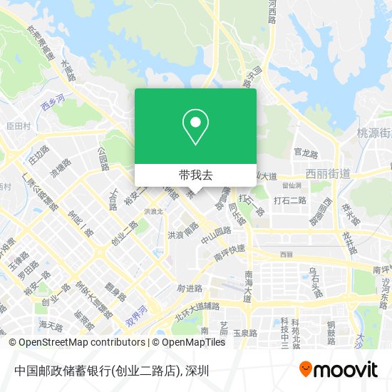 中国邮政储蓄银行(创业二路店)地图