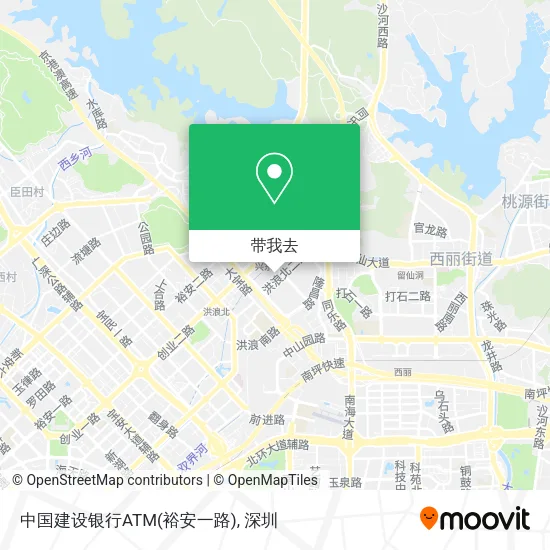 中国建设银行ATM(裕安一路)地图