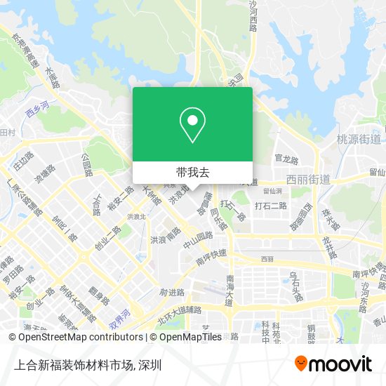 上合新福装饰材料市场地图