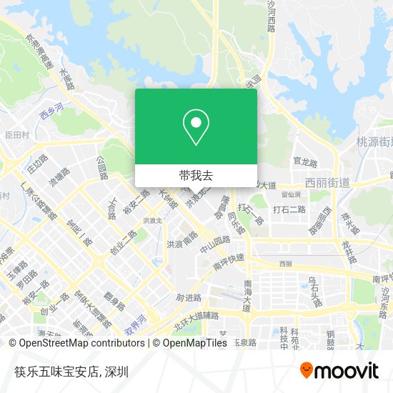 筷乐五味宝安店地图