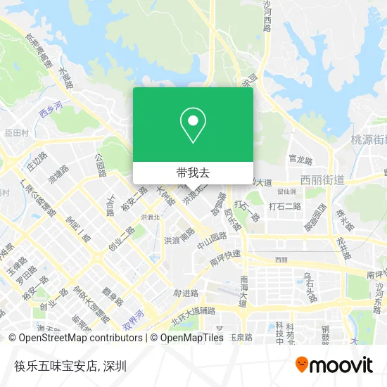 筷乐五味宝安店地图