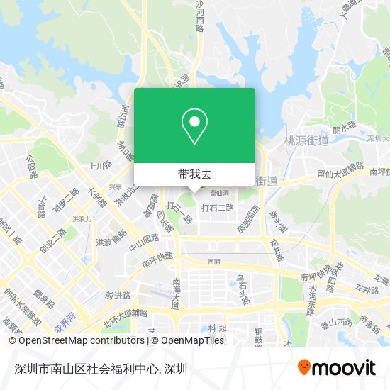 深圳市南山区社会福利中心地图