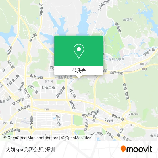 为妍spa美容会所地图