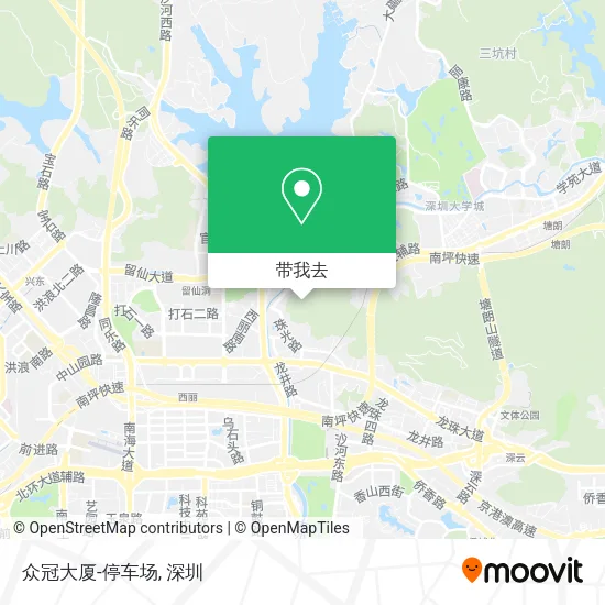 众冠大厦-停车场地图