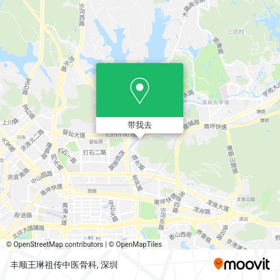 丰顺王琳祖传中医骨科地图