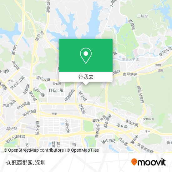 众冠西郡园地图