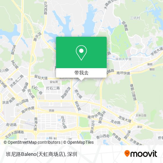 班尼路Baleno(天虹商场店)地图