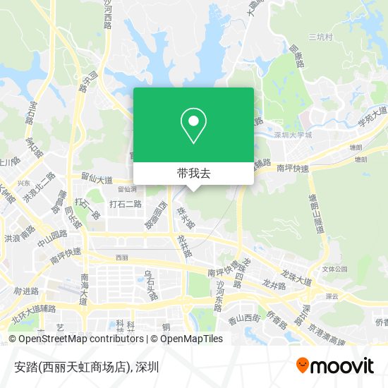 安踏(西丽天虹商场店)地图