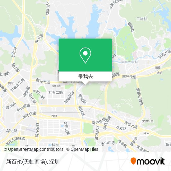 新百伦(天虹商场)地图