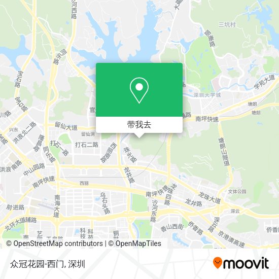 众冠花园-西门地图