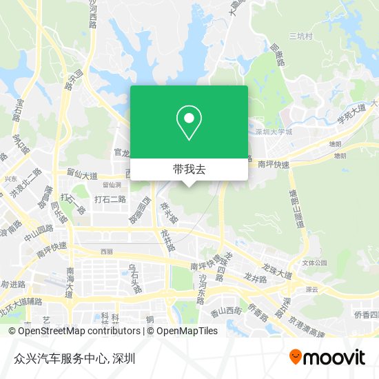 众兴汽车服务中心地图