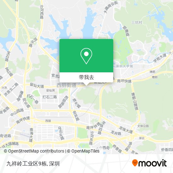 九祥岭工业区9栋地图