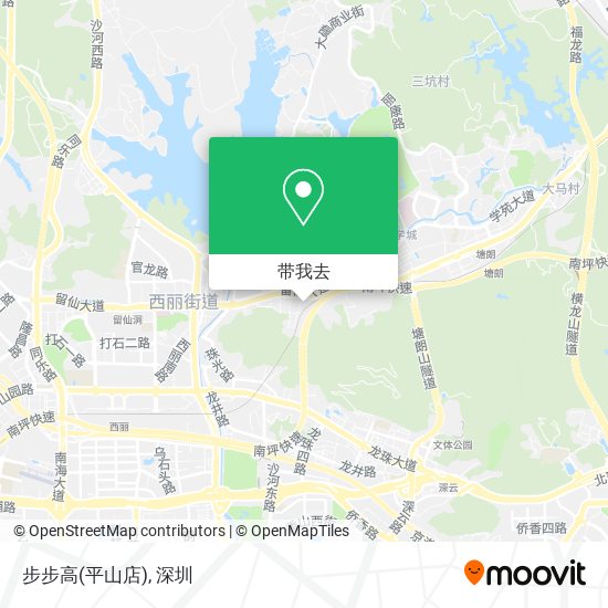 步步高(平山店)地图