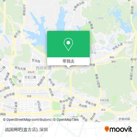 战国网吧(盘古店)地图