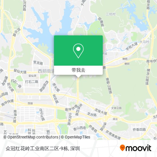 众冠红花岭工业南区二区-9栋地图