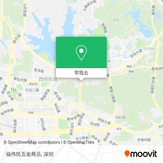 福伟民五金商店地图