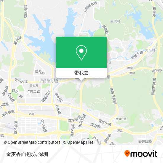 金麦香面包坊地图