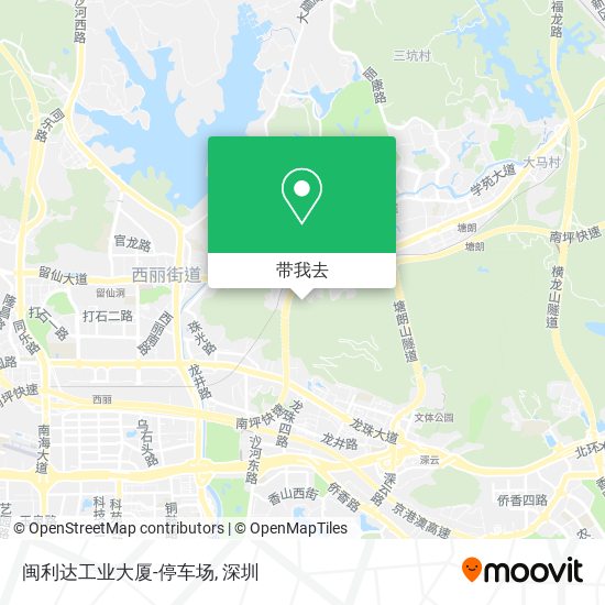 闽利达工业大厦-停车场地图