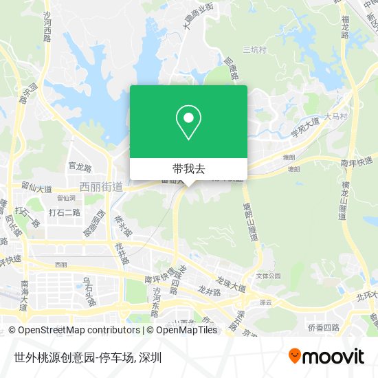 世外桃源创意园-停车场地图