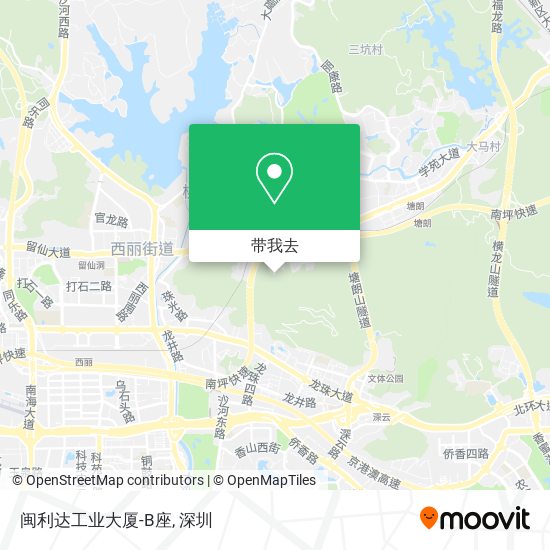 闽利达工业大厦-B座地图