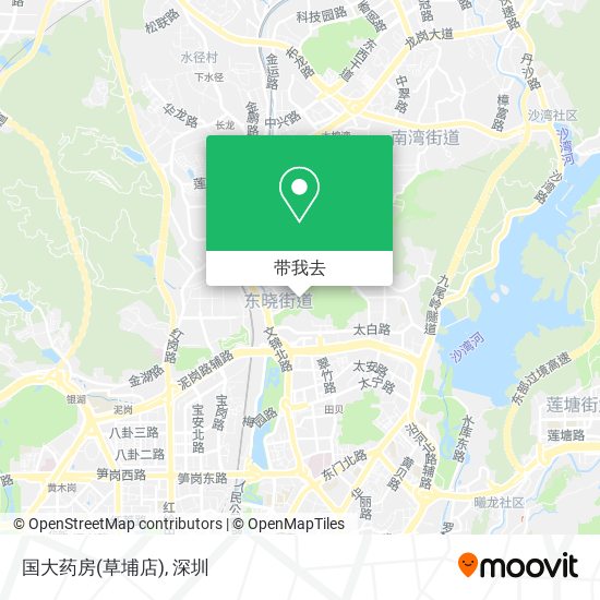 国大药房(草埔店)地图