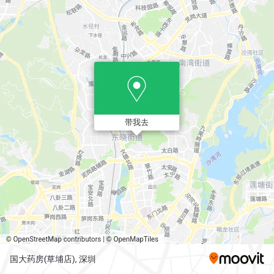 国大药房(草埔店)地图