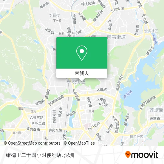 维德里二十四小时便利店地图
