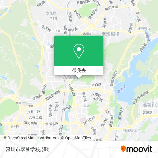 深圳市翠茵学校地图
