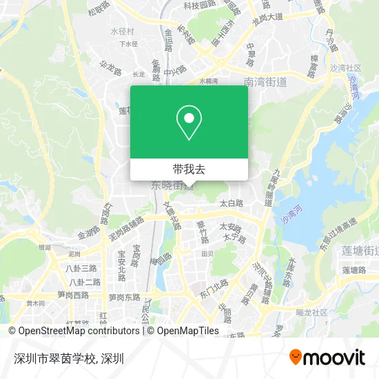 深圳市翠茵学校地图
