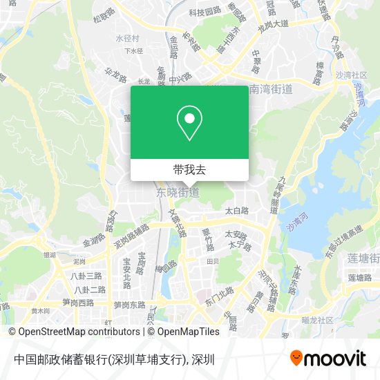 中国邮政储蓄银行(深圳草埔支行)地图