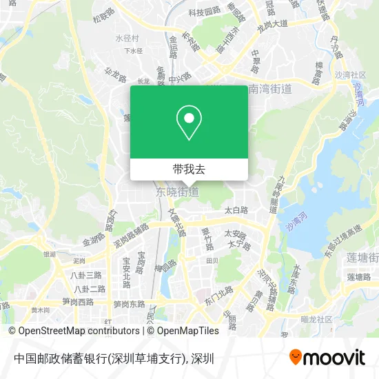 中国邮政储蓄银行(深圳草埔支行)地图