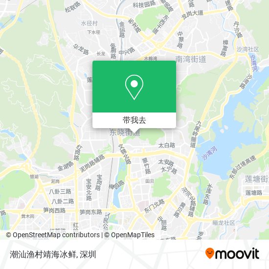 潮汕渔村靖海冰鲜地图