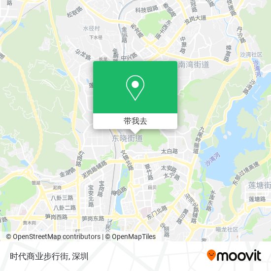 时代商业步行街地图